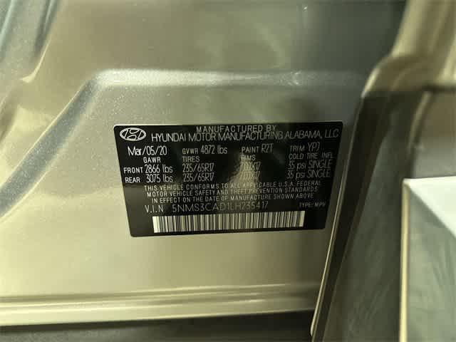 Photo of 2020 Shimmering Silver Pearl Hyundai SANTA FE