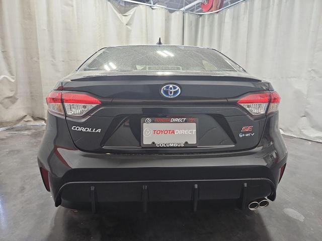 Photo of 2025 Midnight Black Metallic Toyota Corolla Hybrid