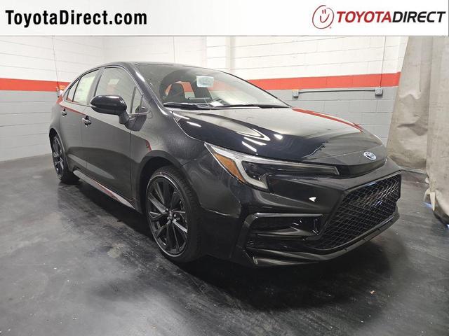 Photo of 2025 Midnight Black Metallic Toyota Corolla Hybrid