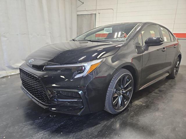 Photo of 2025 Midnight Black Metallic Toyota Corolla Hybrid