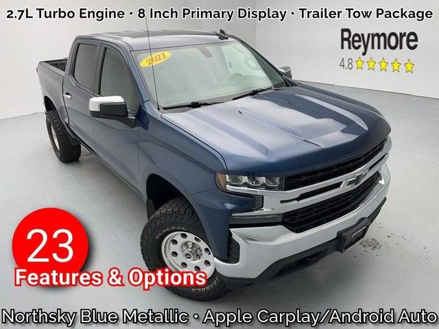 Photo of 2021 Northsky Blue Metallic Chevrolet Silverado 1500