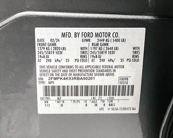 Photo of 2024 Carbonized Gray Metallic Ford Edge