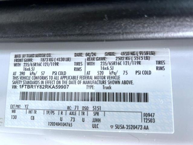 Photo of 2024 Oxford White Ford Transit-250