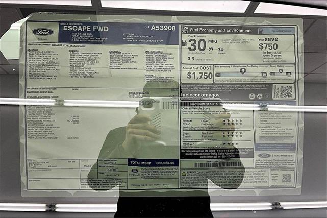 Photo of 2025 Agate Black Metallic Ford Escape