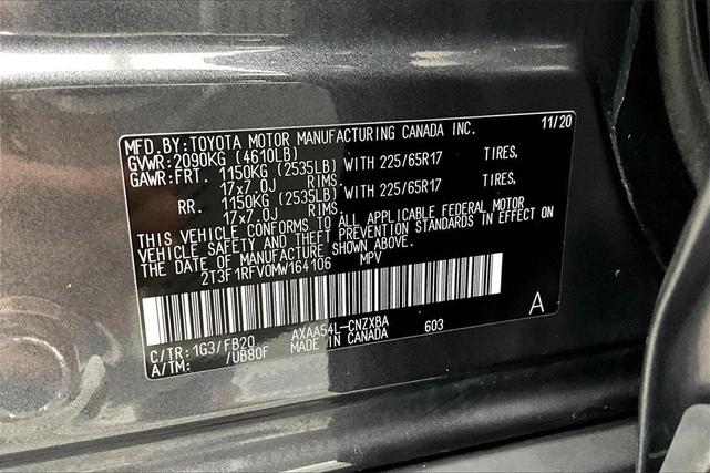 Photo of 2021 Magnetic Gray Metallic Toyota RAV4
