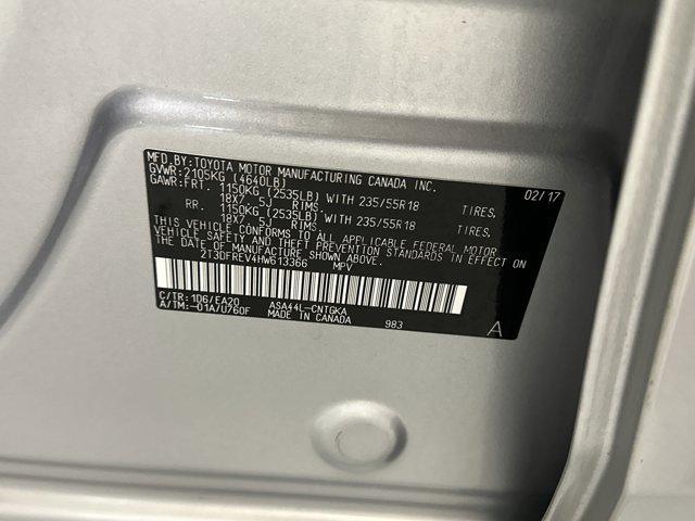 Photo of 2017 Silver Sky Metallic Toyota RAV4