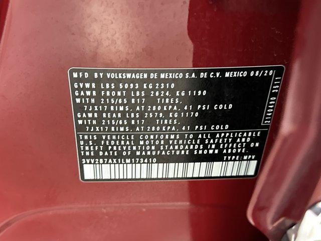 Photo of 2020 Cardinal Red Metallic Volkswagen Tiguan