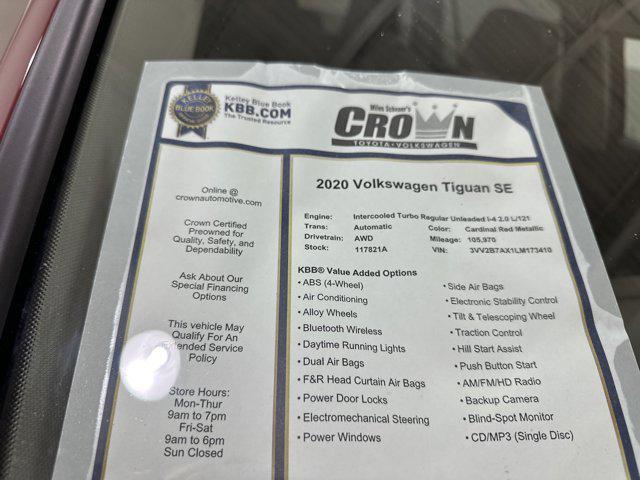 Photo of 2020 Cardinal Red Metallic Volkswagen Tiguan