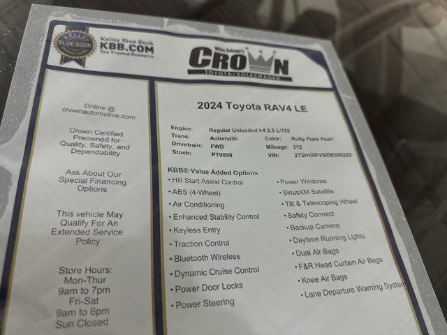 Photo of 2024 Ruby Flare Pearl Toyota RAV4
