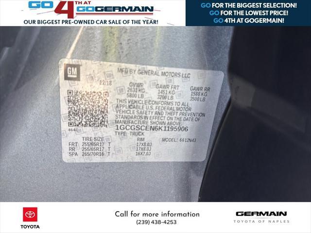 Photo of 2019 Satin Steel Metallic Chevrolet Colorado