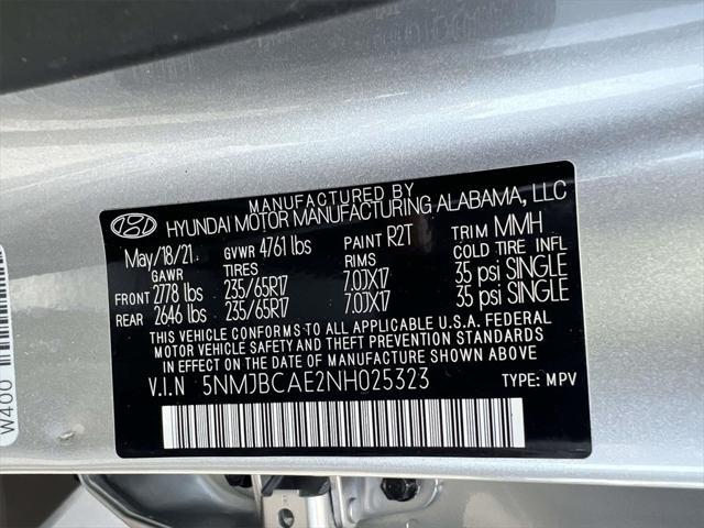 Photo of 2022 Shimmering Silver Hyundai TUCSON