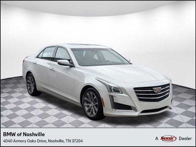 Photo of 2016 Crystal White Tricoat Cadillac CTS