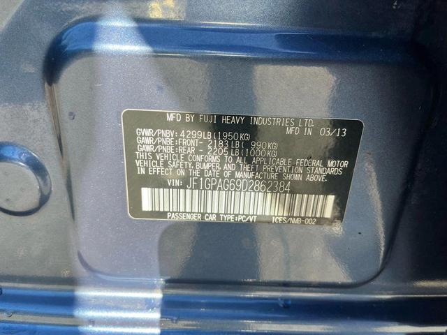 Photo of 2013 Blue Subaru Impreza
