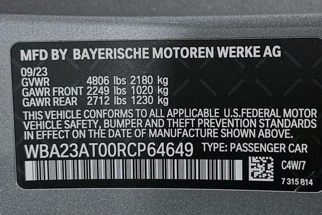 Photo of 2024 Skyscraper Gray Metallic BMW 430