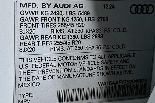 Photo of 2025 Glacier White Metallic Audi Q5