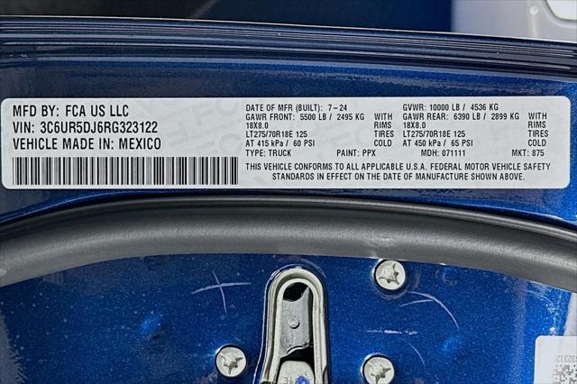 Photo of 2024 Patriot Blue Pearlcoat RAM 2500