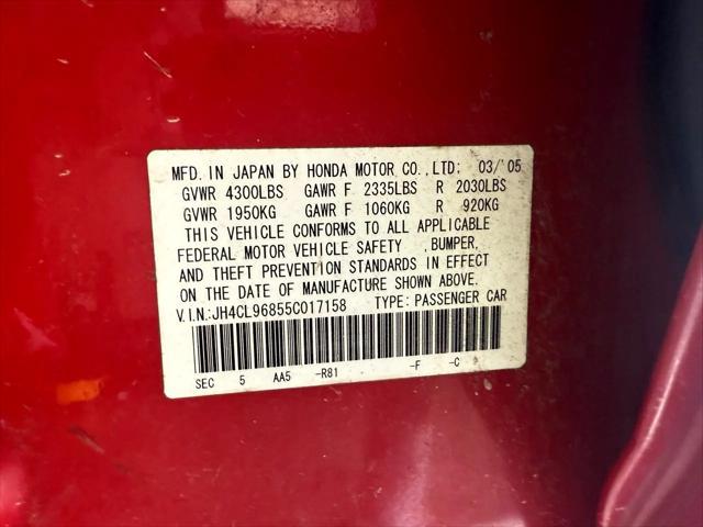 Photo of 2005 Milano Red Acura TSX