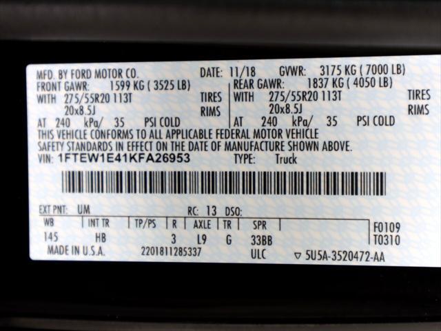 Photo of 2019 Agate Black Ford F-150