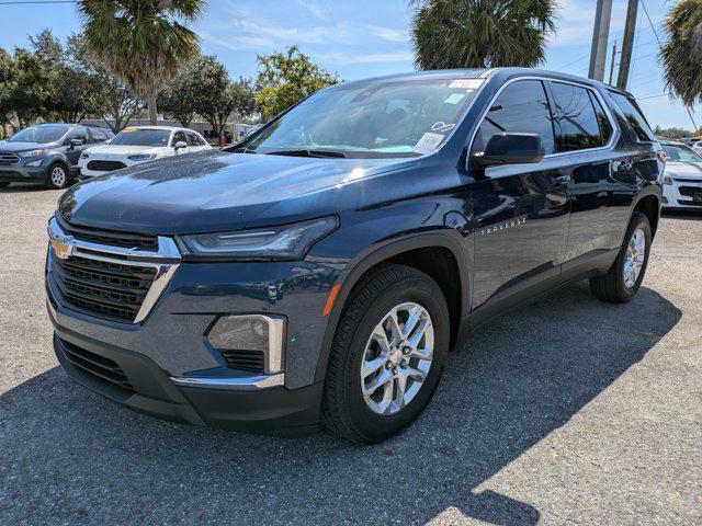 Photo of 2023 Northsky Blue Metallic Chevrolet Traverse