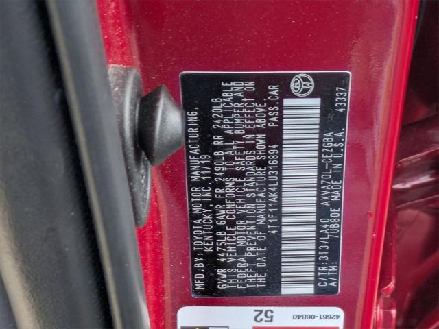 Photo of 2020 Ruby Flare Pearl Toyota Camry
