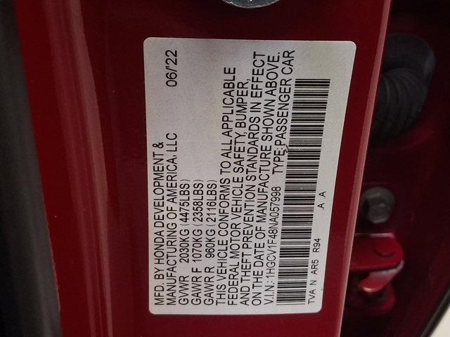 Photo of 2022 San Marino Red Honda Accord