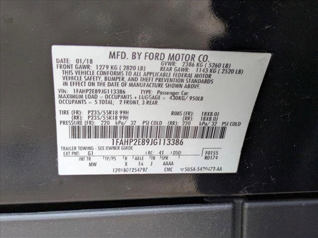 Photo of 2018 Shadow Black Ford Taurus