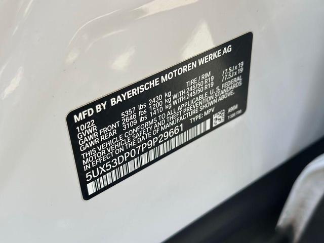 Photo of 2023 Mineral White Metallic BMW X3