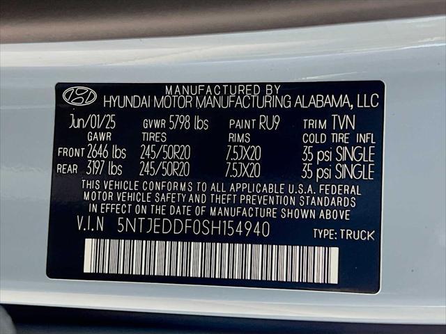 Photo of 2025 Blue Stone Hyundai SANTA CRUZ