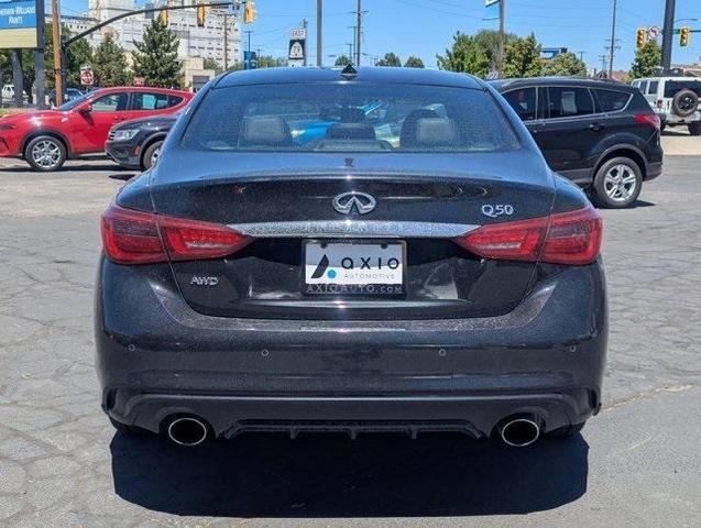 Photo of 2022 Midnight Black INFINITI Q50