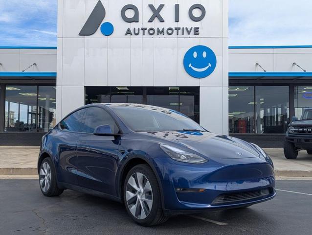 Photo of 2021 Blue Tesla Model Y