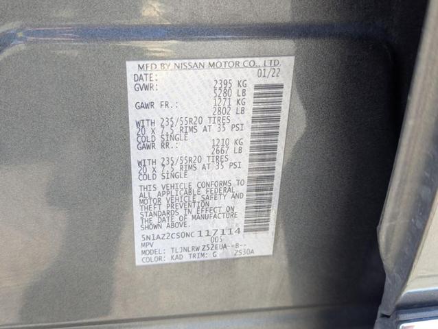Photo of 2022 Gun Metallic Nissan Murano