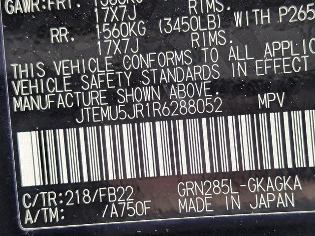 Photo of 2024 Black Toyota 4Runner