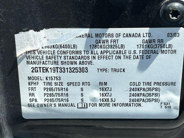 Photo of 2003 Carbon Metallic GMC Sierra 1500