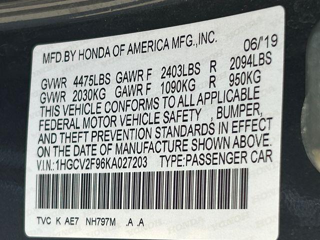 Photo of 2019 Gray Honda Accord
