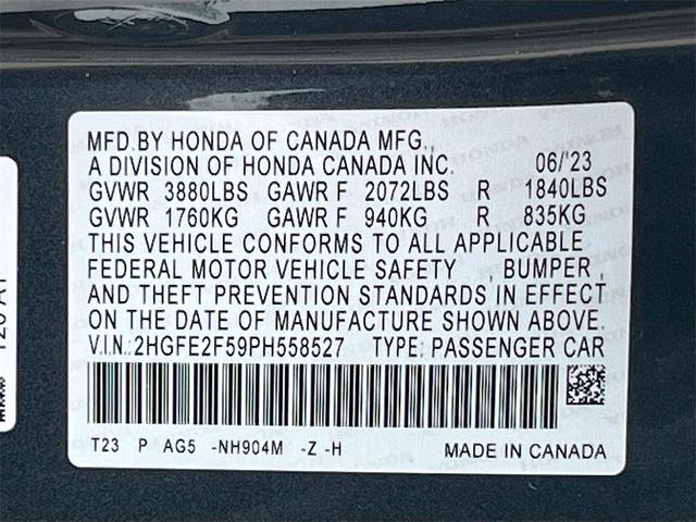 Photo of 2023 Gray Honda Civic