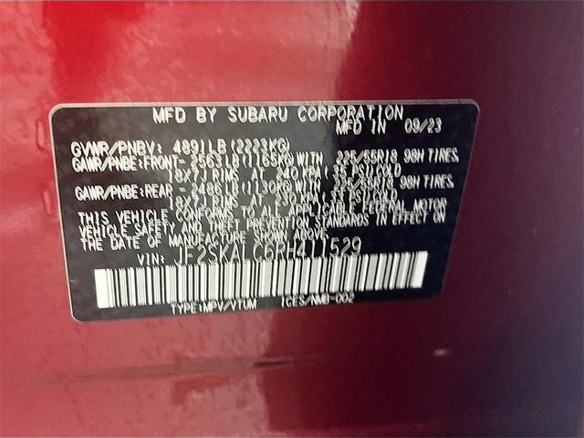 Photo of 2024 Crimson Red Pearl Subaru Forester
