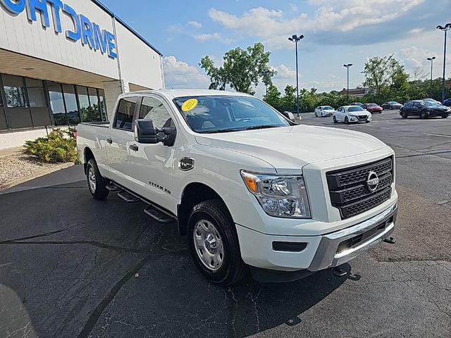 Photo of 2023 Glacier White Nissan Titan XD