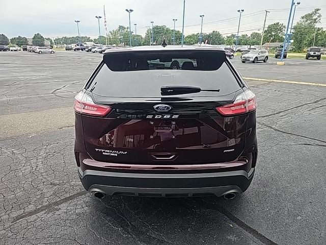 Photo of 2024 Burgundy Ford Edge