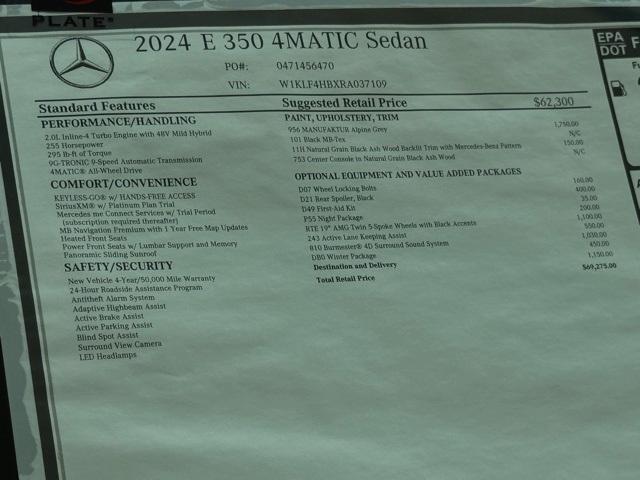 Photo of 2024 Alpine Gray Mercedes-Benz E-Class