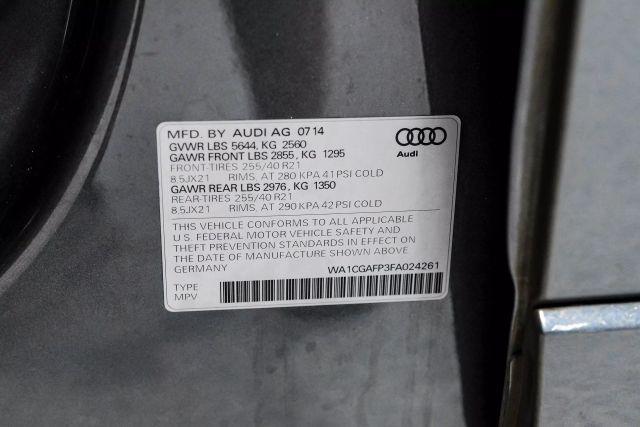 Photo of 2015 Gray Audi SQ5