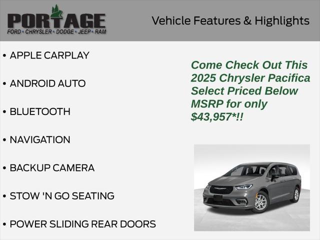 Photo of 2025 Diamond Black Crystal Pearlcoat Chrysler Pacifica