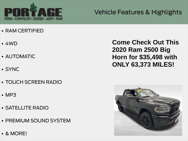 Photo of 2020 Diamond Black Crystal Pearlcoat RAM 2500