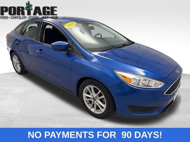 Photo of 2018 Lightning Blue Ford Focus