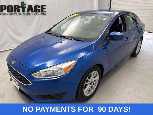 Photo of 2018 Lightning Blue Ford Focus