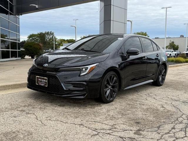 Photo of 2024 Midnight Black Metallic Toyota Corolla Hybrid