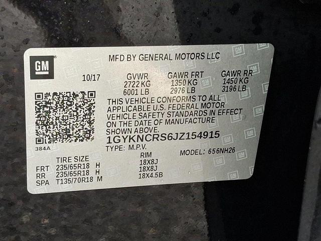 Photo of 2018 Stellar Black Metallic Cadillac XT5