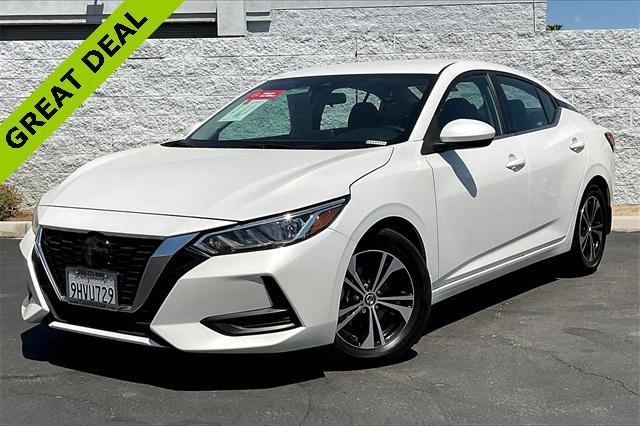 Photo of 2023 Aspen White Tricoat Nissan Sentra