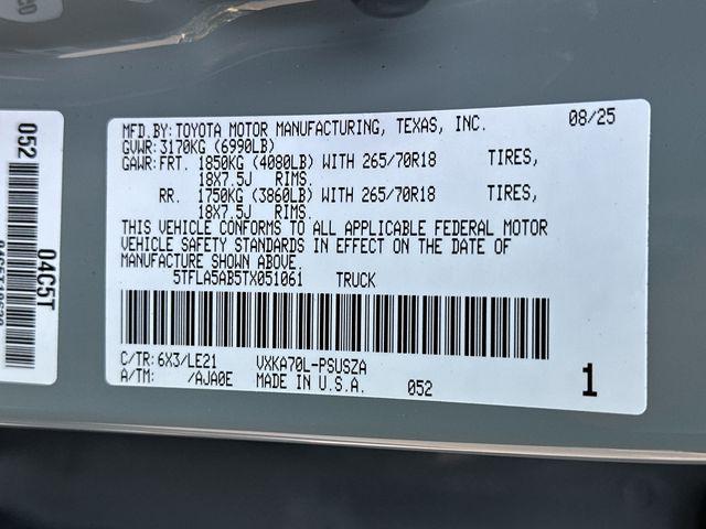 Photo of 2026 Lunar Rock Toyota Tundra
