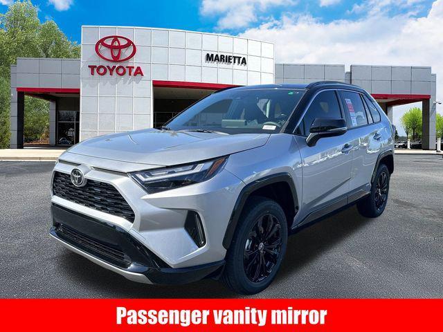 Photo of 2025 Silver Sky Metallic/Midnight Black Metallic Toyota RAV4 Hybrid