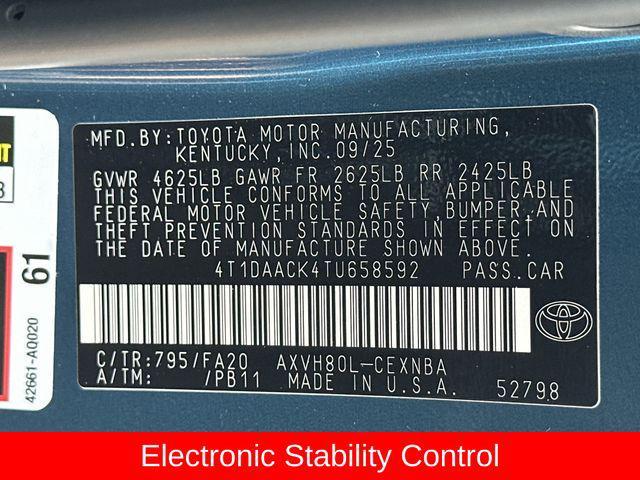 Photo of 2026 Ocean Gem Toyota Camry